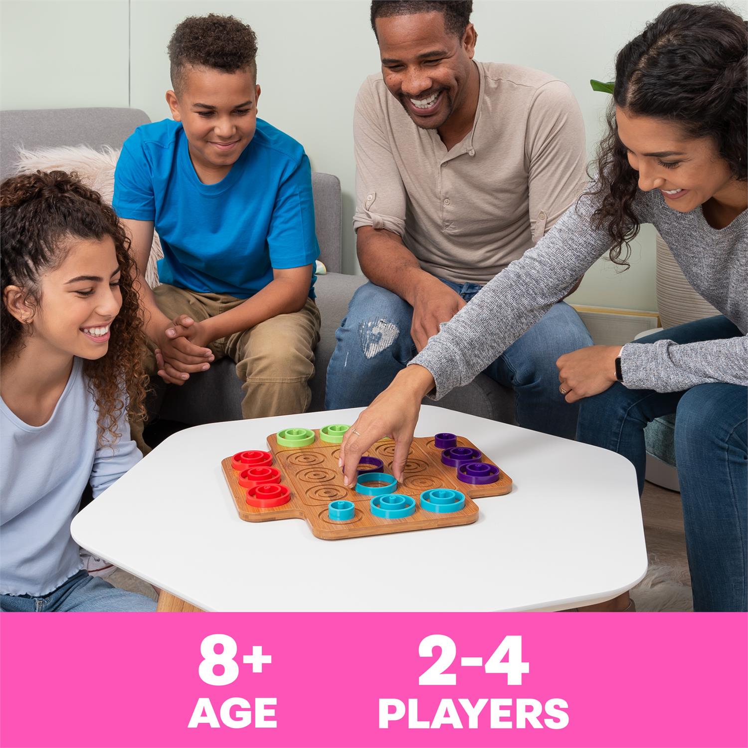 Game Otrio Wood Version - A Strategy Based Board Game by Homeportonline