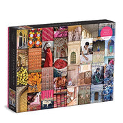 Galison Patterns Of India: A Journey Through Colors, Textiles And The Vibrancy Of Rajasthan Puzzle, 1000 Pieces, 27? X 20? ? Difficult Jigsaw Puzzle With Stunning Artwork