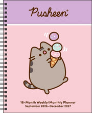 Pusheen 16-Month 2026-2027 Weekly/Monthly Planner Calendar