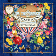 The Antiquarian Sticker Book 2027 Wall Calendar: with Stickers