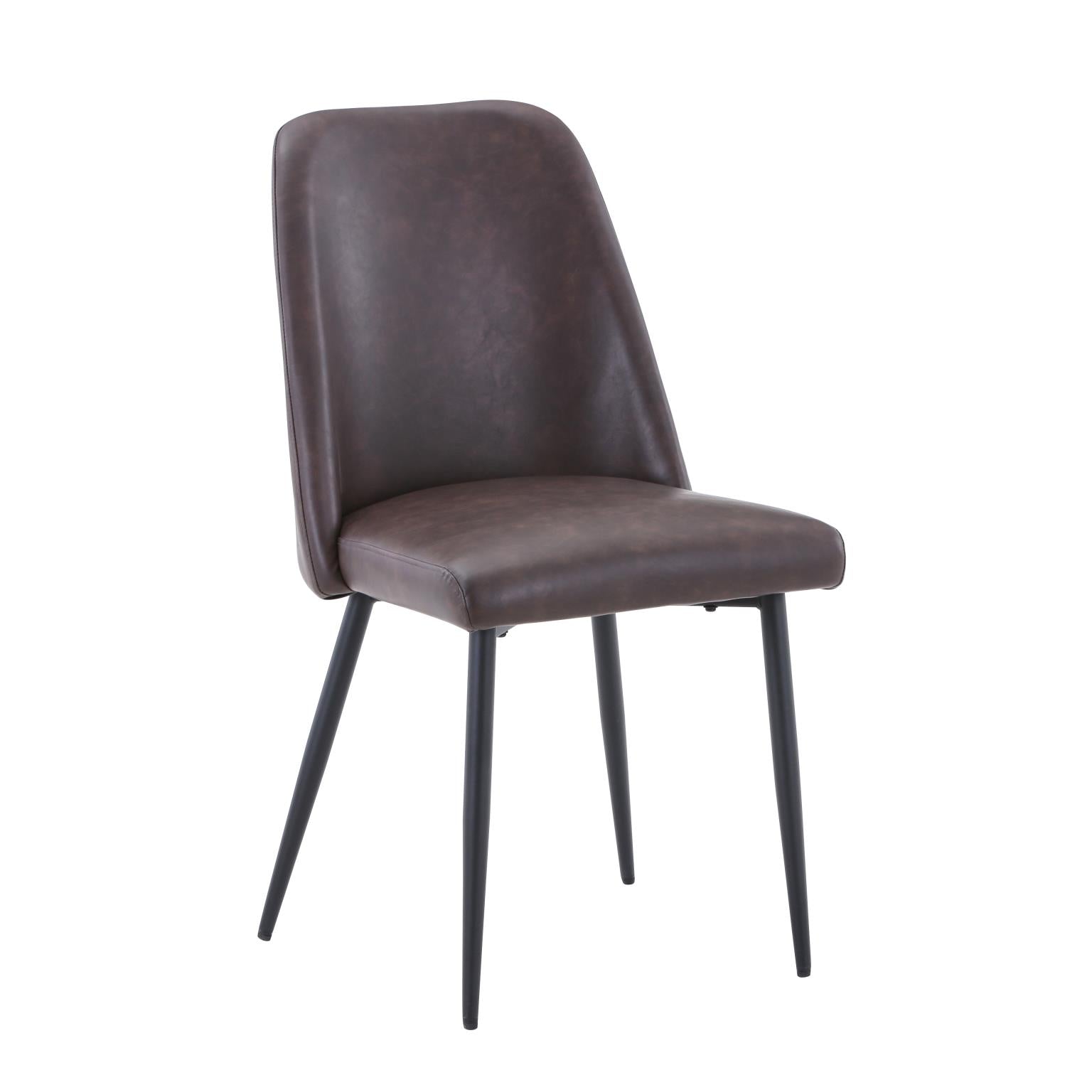 Maddox Chair Dark Brown by Homeportonline