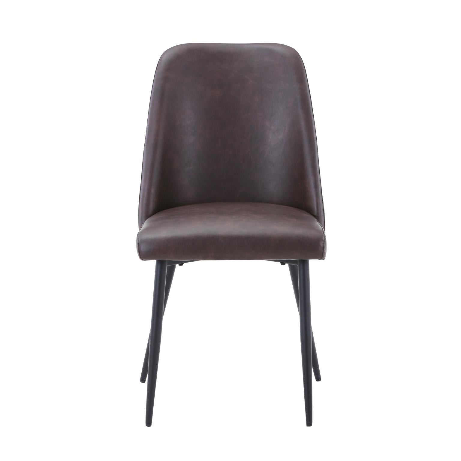 Maddox Chair Dark Brown by Homeportonline