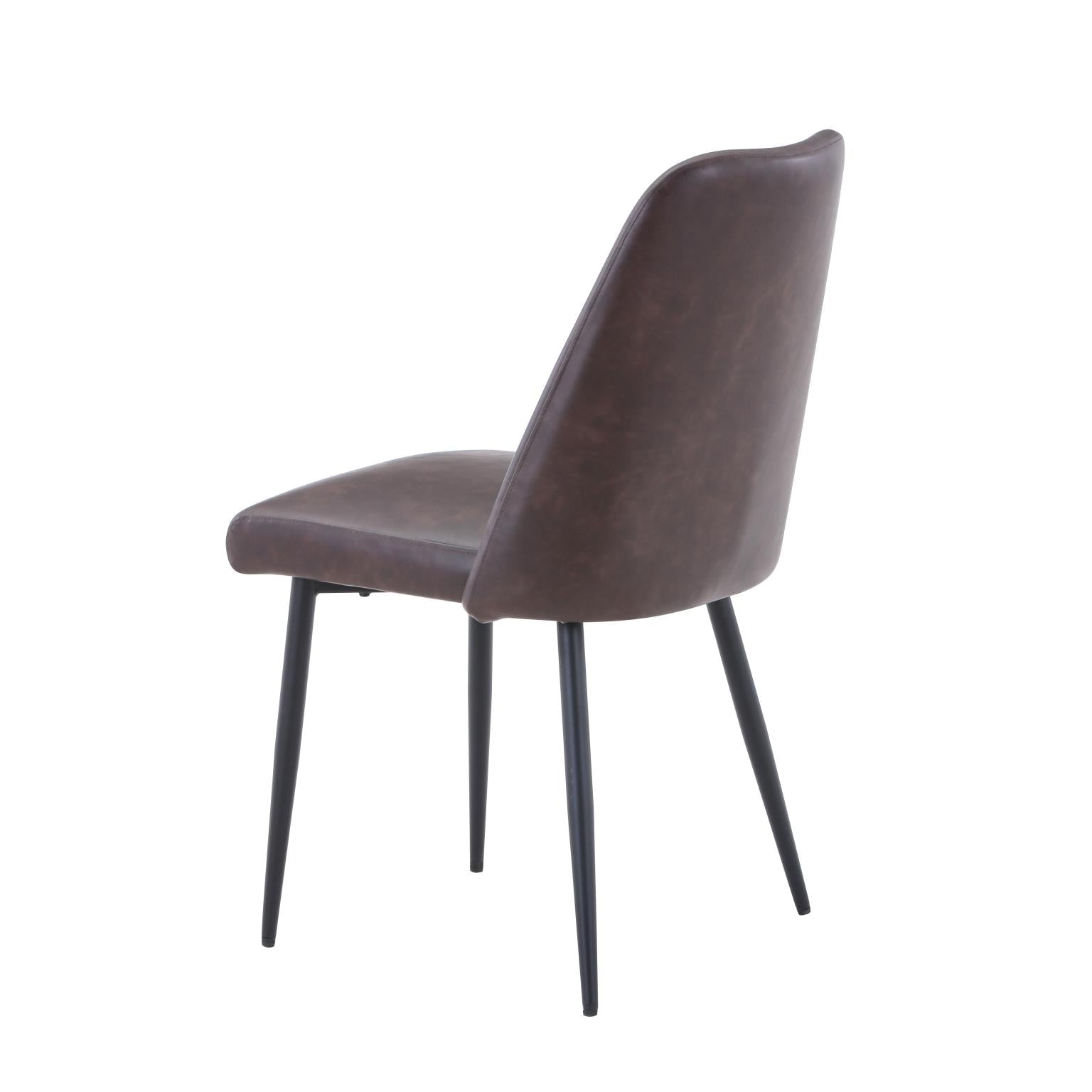 Maddox Chair Dark Brown by Homeportonline
