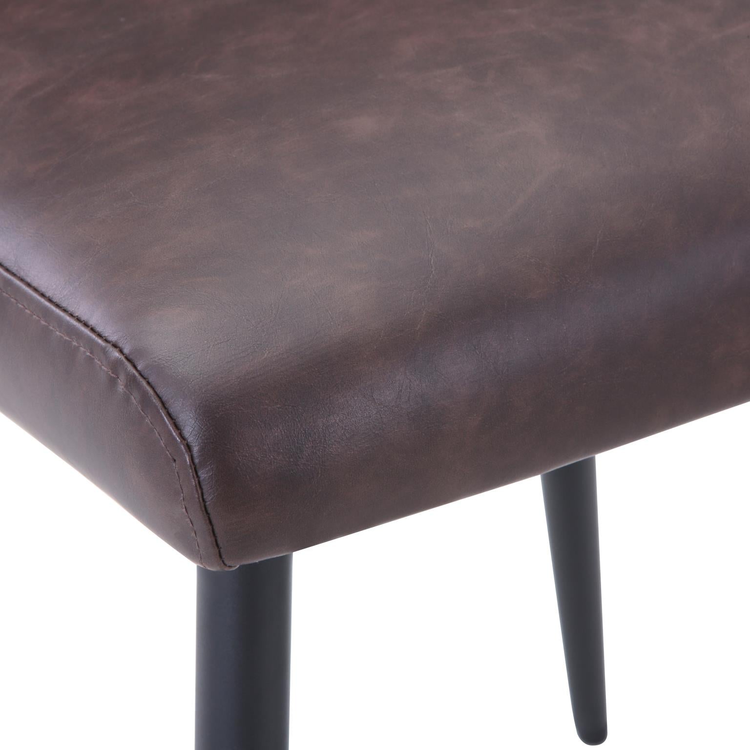 Maddox Chair Dark Brown by Homeportonline