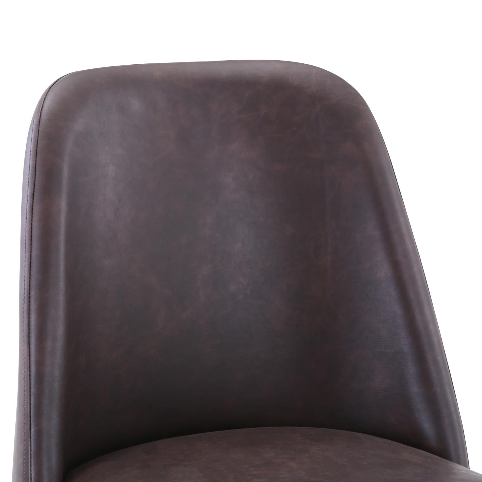 Maddox Counter Stool Dark Brown by Homeportonline