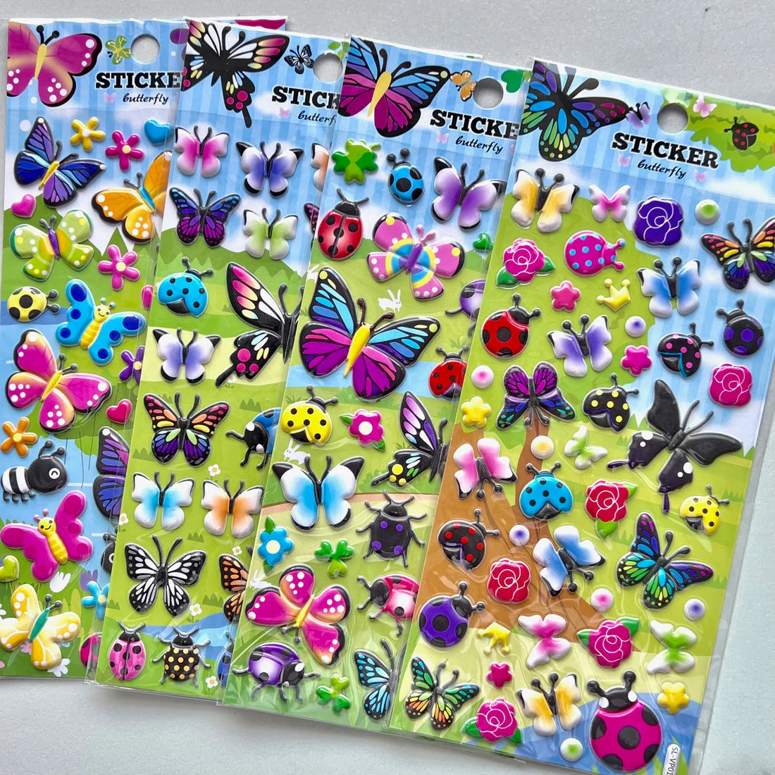 Stickers Puffy Butterfly by Homeportonline