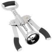 Wine Bottle Opener - Winged Corkscrew Premium w/Rubber Handle by Homeportonline