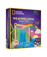 Weaving Loom Craft Kit - National Geographic: Child's Weaving Kit with Bamboo Loom & Yarn, DIY Art for Ages 8+