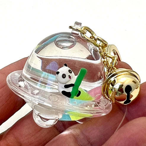 Keychain Charm Panda & Bamboo Floaty in Various Containers - Sold Individually by Homeportonline