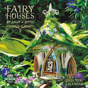 Fairy Houses  2024 Mini Wall Calendar By Sally Smi