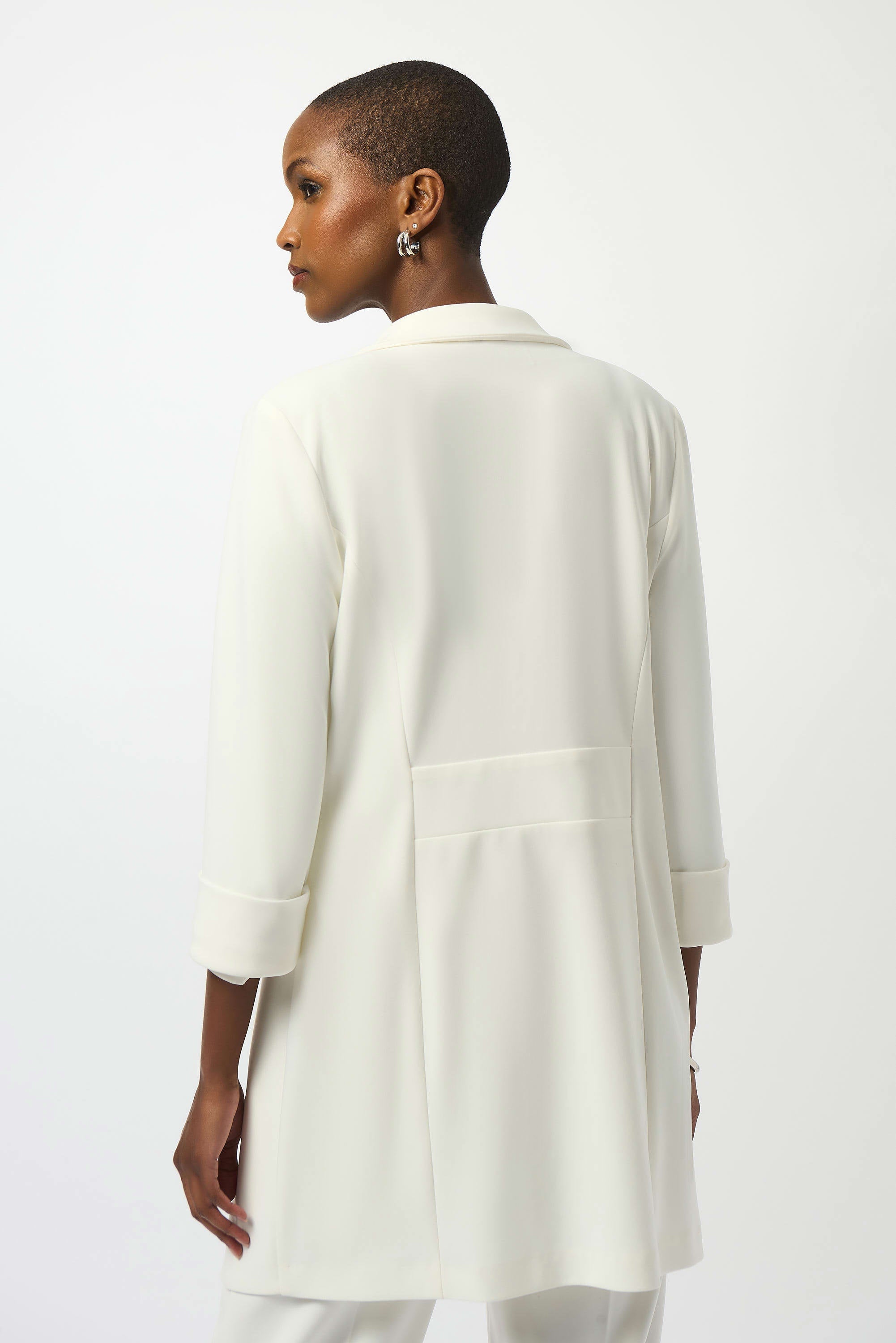 Joseph Ribkoff Long Open Front Blazer by Harbour Thread