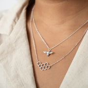 Bee & Honeycomb Necklace Set