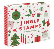 Jingle Stamps 22 stamps + 2 ink pads