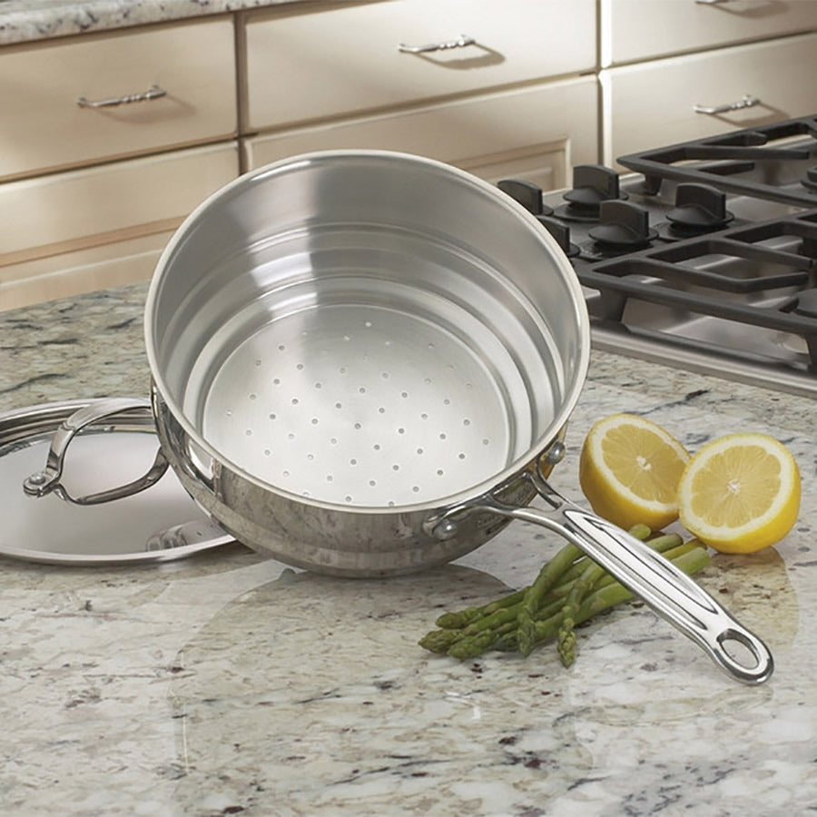 Cookware - Chefs Classic Stainless Steel Steamer Pot w/Lid by Homeportonline
