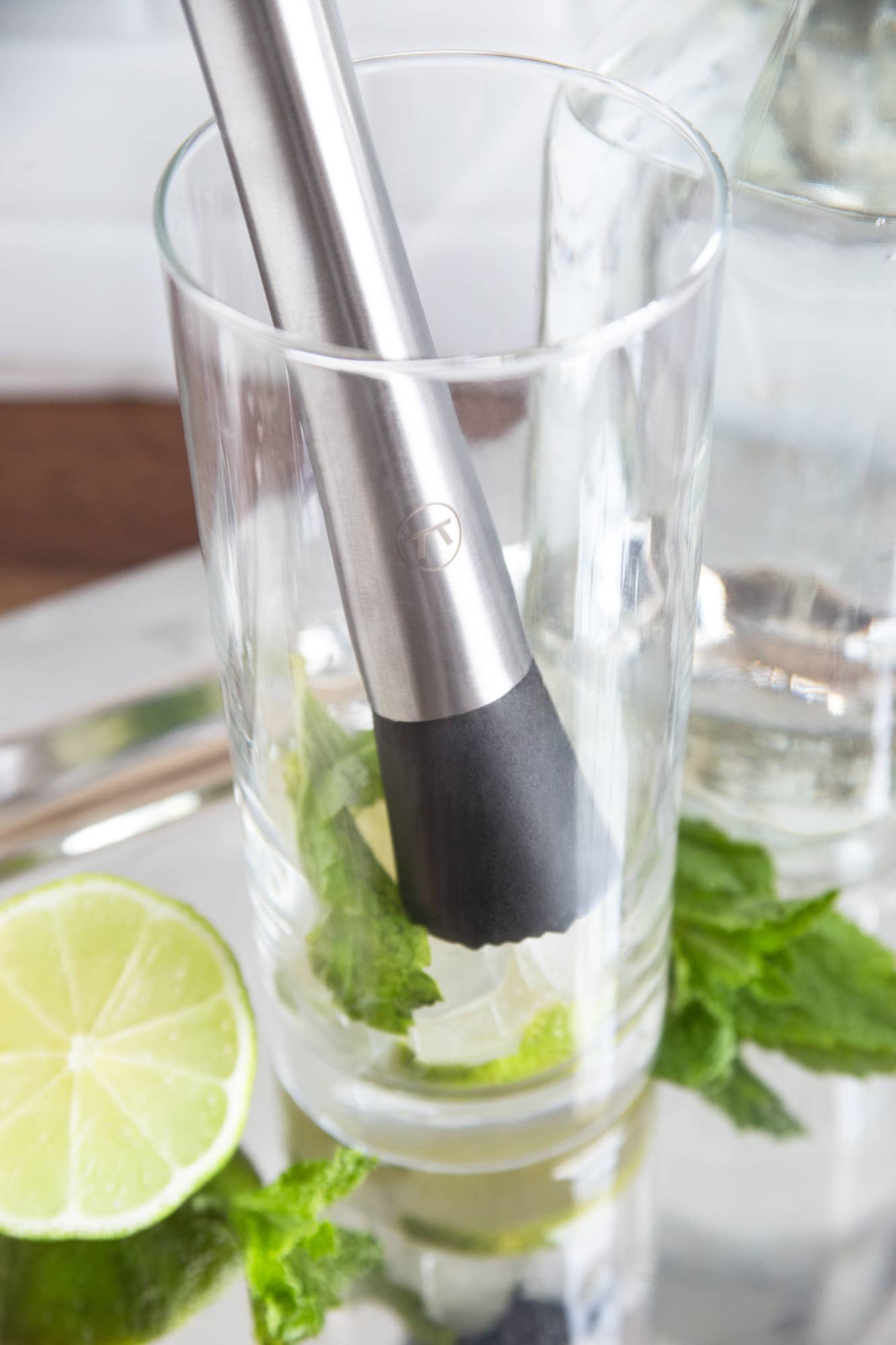 Outset Cocktail Muddler, Stainless Steel, 8.25" by Kiss the Cook