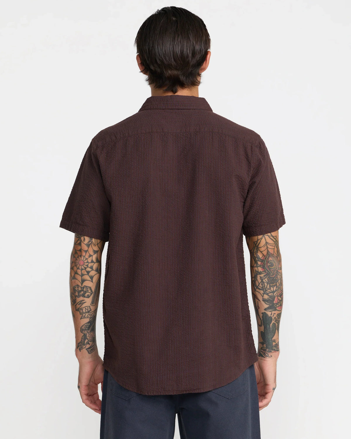 RVCA That'll Do Seersucker Short Sleeve Shirt