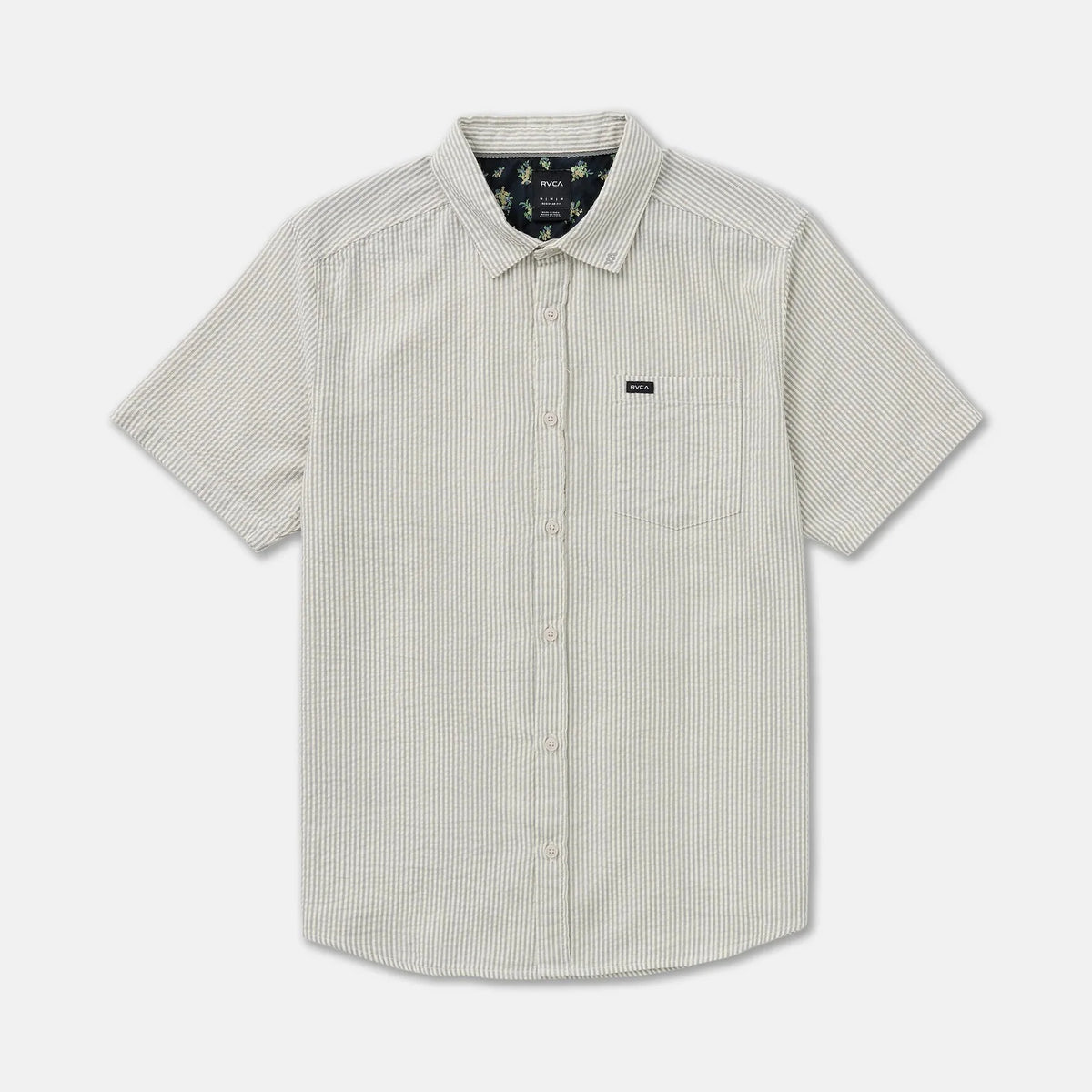 RVCA That'll Do Seersucker Short Sleeve Shirt