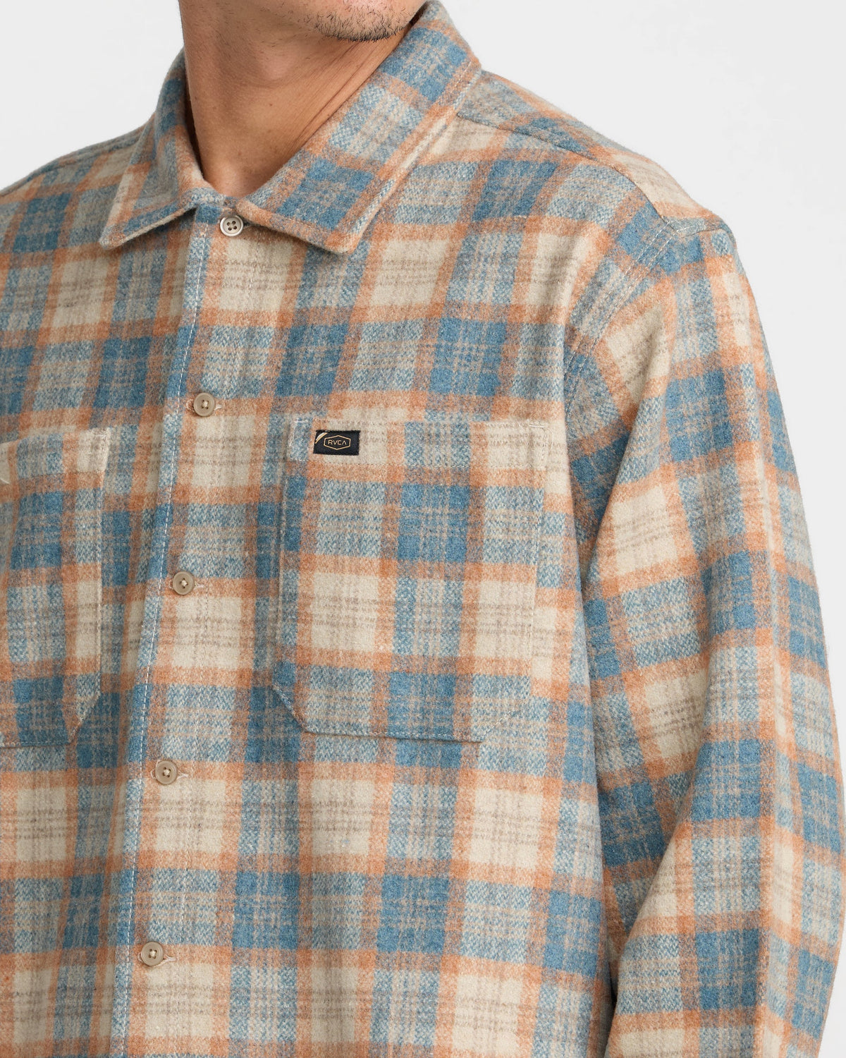 RVCA Dayshift Flannel Long Sleeve Shirt