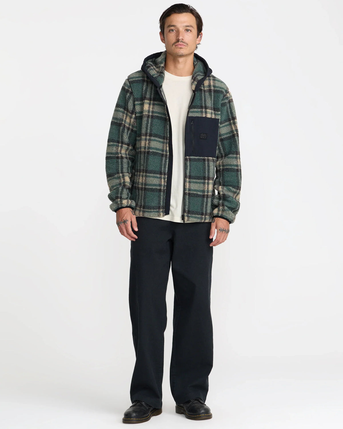 RVCA Del Mar Sherpa Zip Hoodie