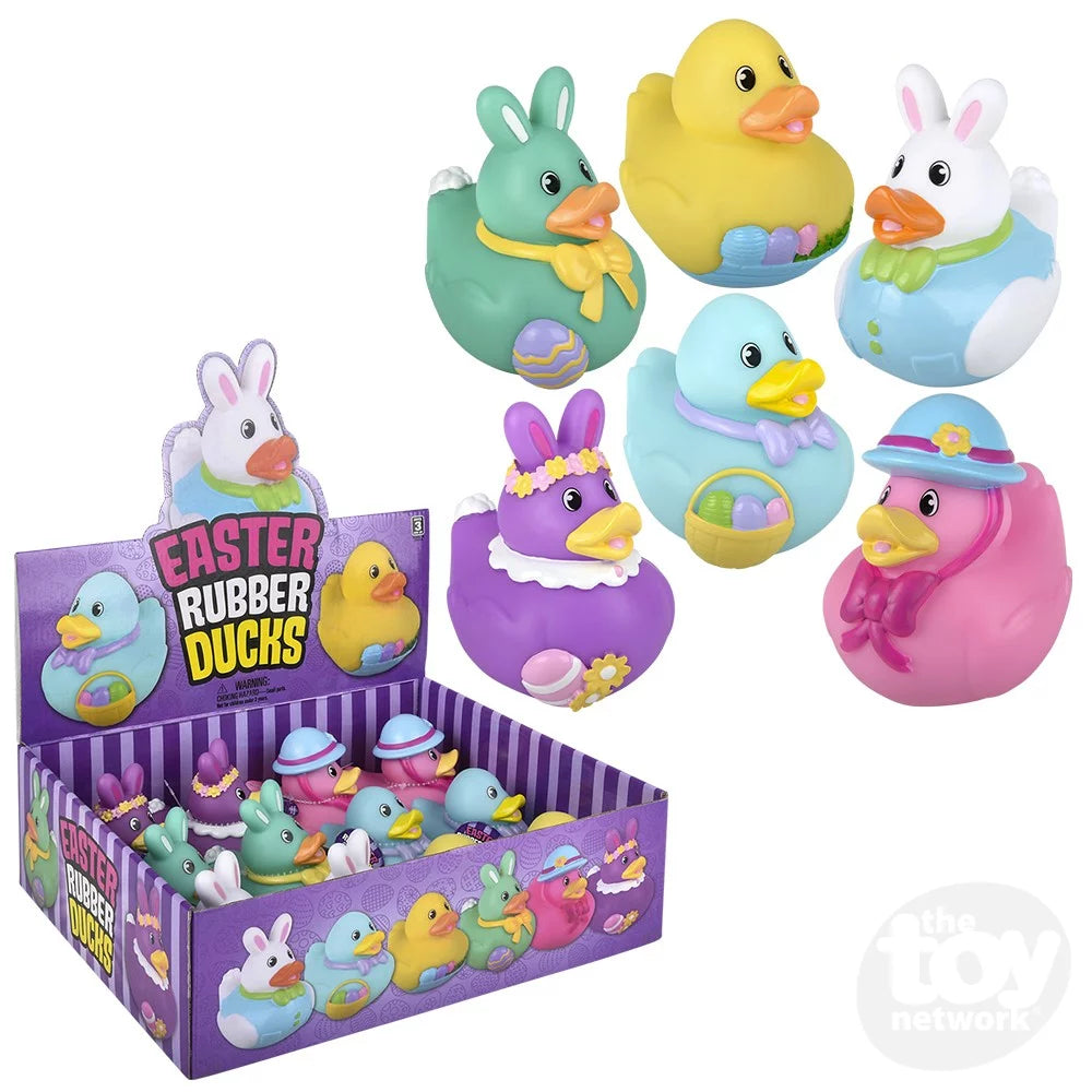 Easter Rubber Duck 3.5" Sold Individually by Homeportonline