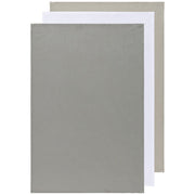Gray White Moonstruck Floursack Dishtowels Set of 3 by Homeportonline