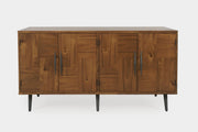 Colhane Cabinet Acacia Wood 4 Door Cedar 65" Long by Homeportonline