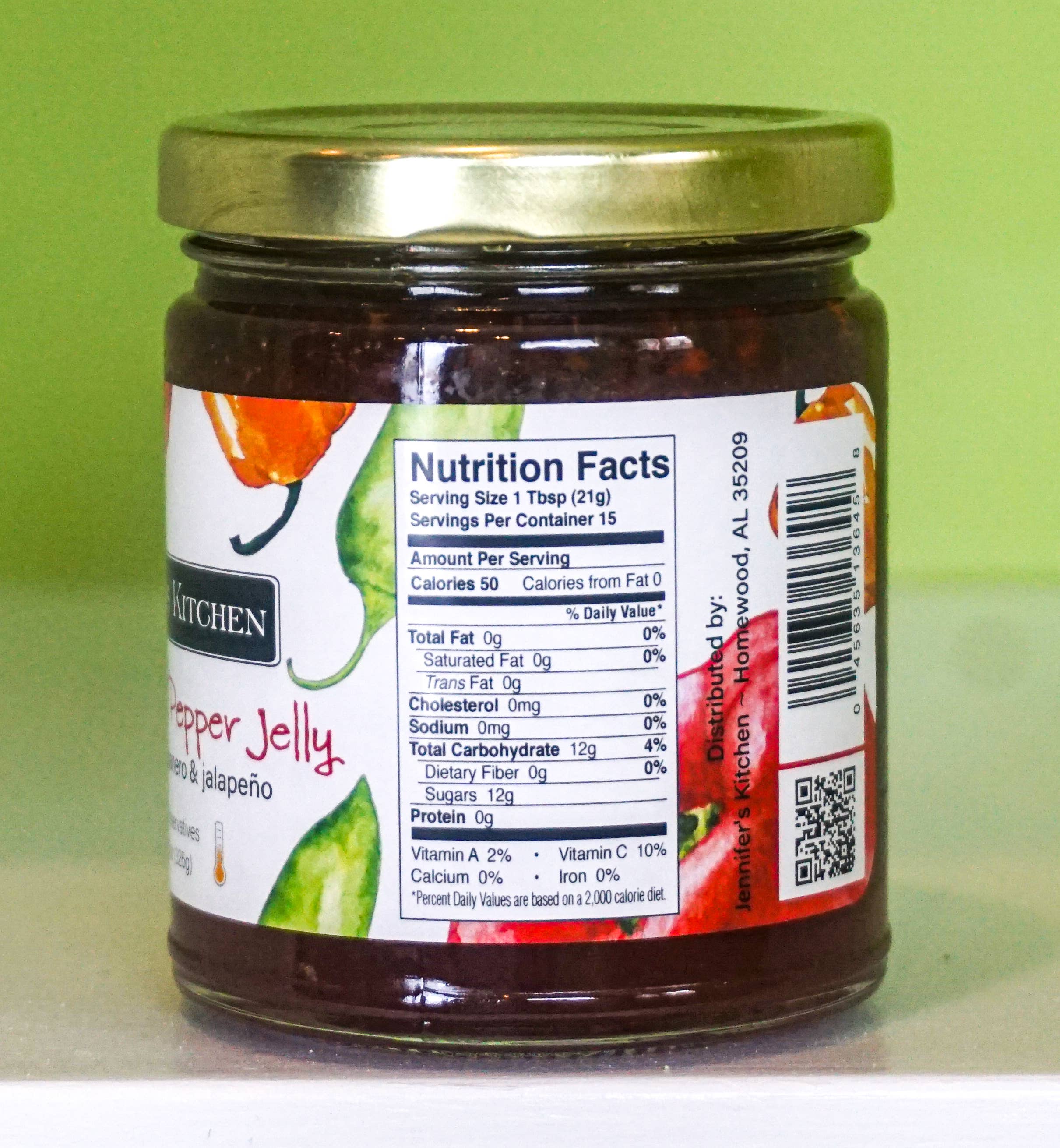 Jennifer's Kitchen - Hot Confetti Pepper Jelly - 11 oz by SidePony Boutique