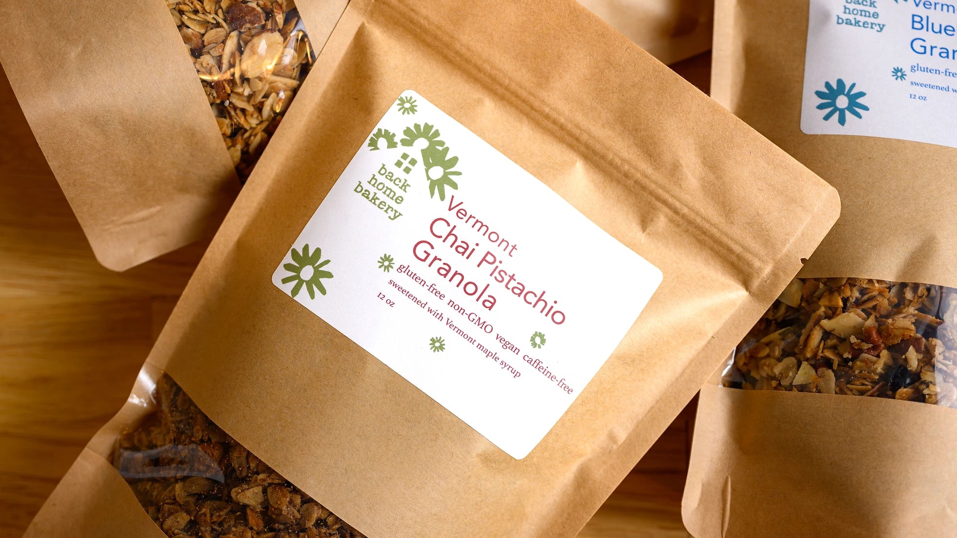 Chai Pistachio Granola by Back Home Bakery