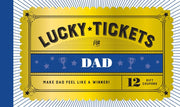 Lucky Tickets for Dad 12 Gift Coupons