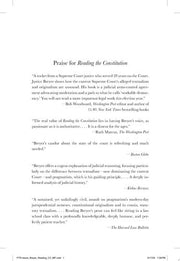 Reading the Constitution: Why I Chose Pragmatism,
