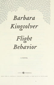 Flight Behavior A Novel