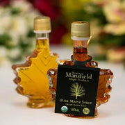 50ml Maple Leaf Bottle Organic Pure Vermont Maple Syrup