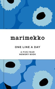 Marimekko One Line a Day (Blue Unikko): A Five-Year Memory Book