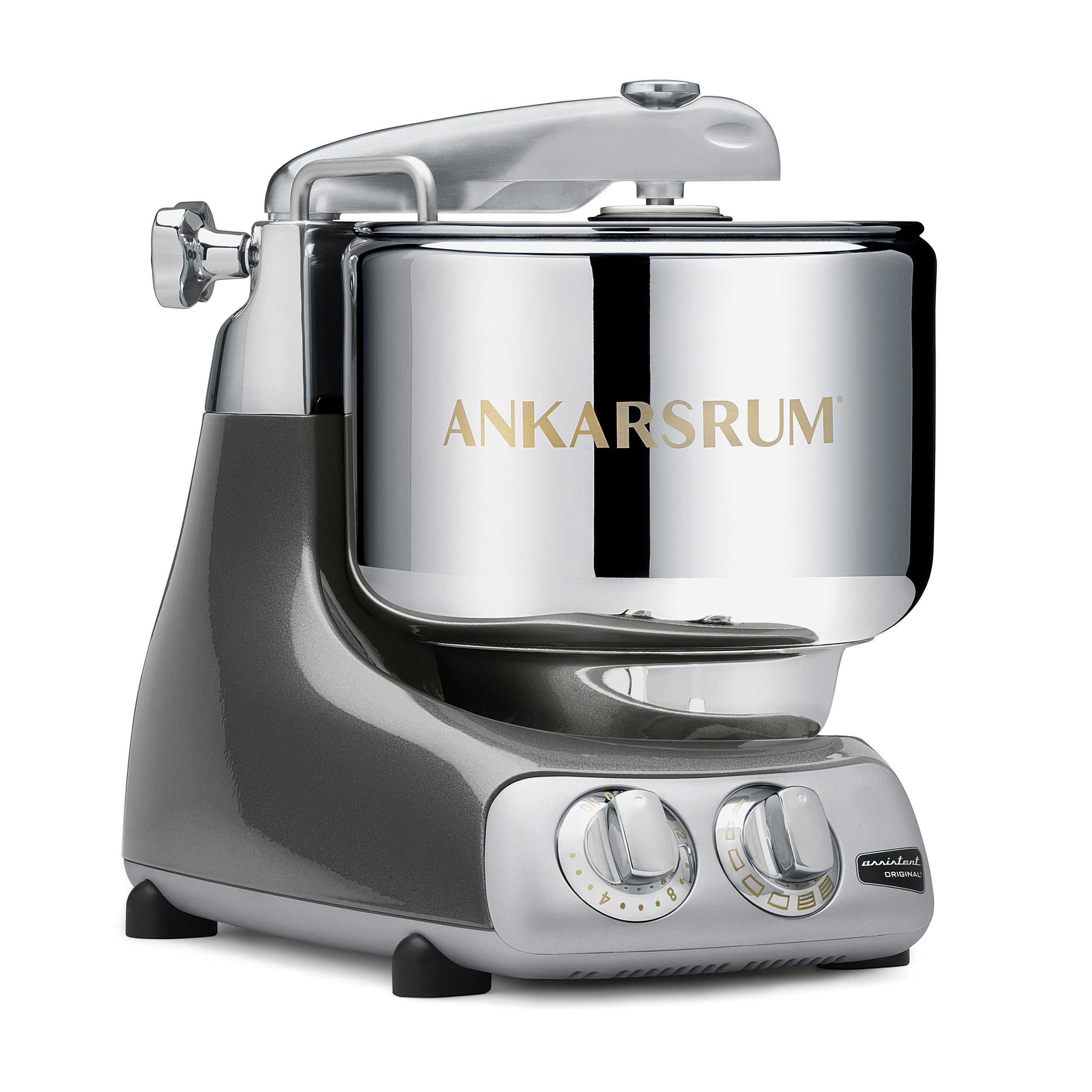 Ankarsrum Assistent Original Stand Mixer – Black Chrome by Homeportonline