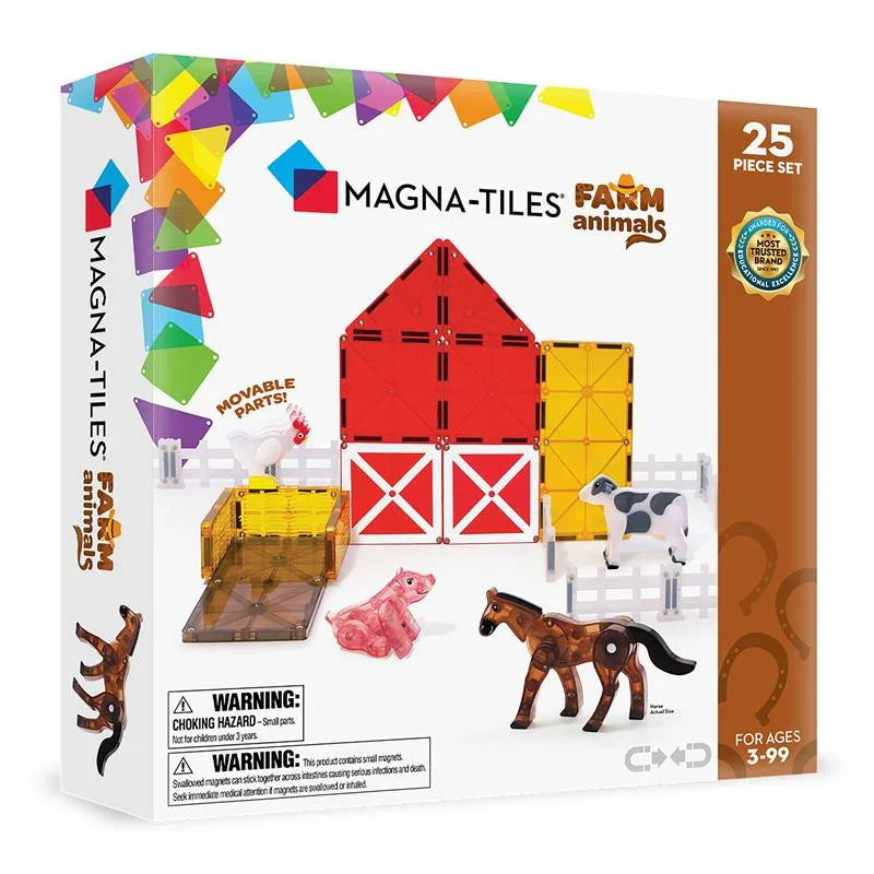 Magna-Tiles - Farm Animals 25 Piece Set