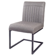 Ronan Polyurethane Dining Chair Antique Graphite Grey by Homeportonline