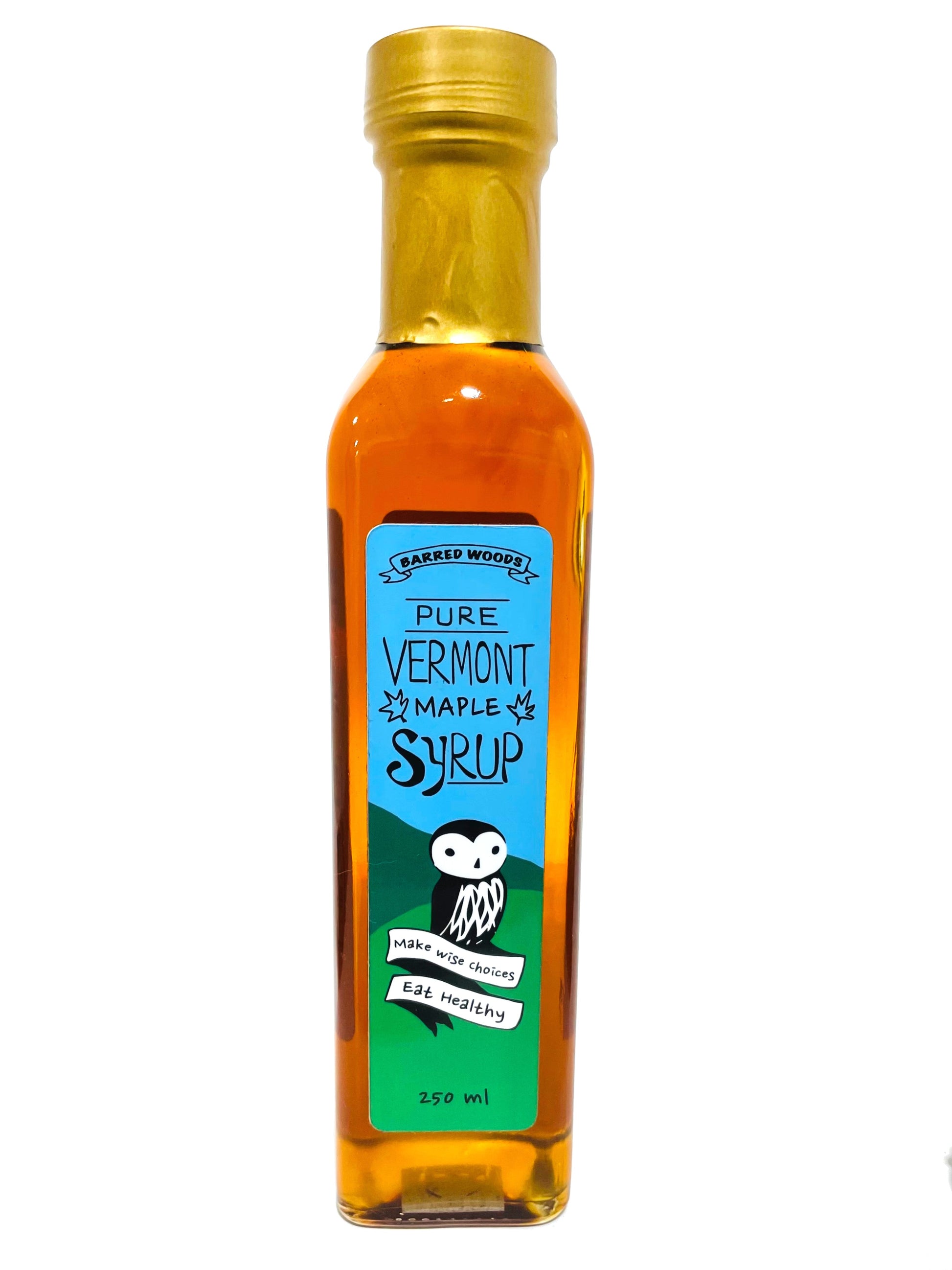 Case of 12 250ml Artisan Bottles, Perfect for Favors or to Say Thanks by Barred Woods Maple