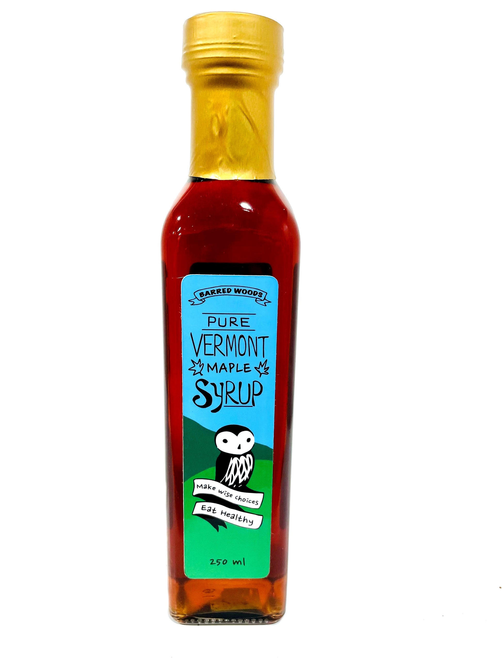Maple Syrup - 250 ml Glass Bottle by Barred Woods Maple