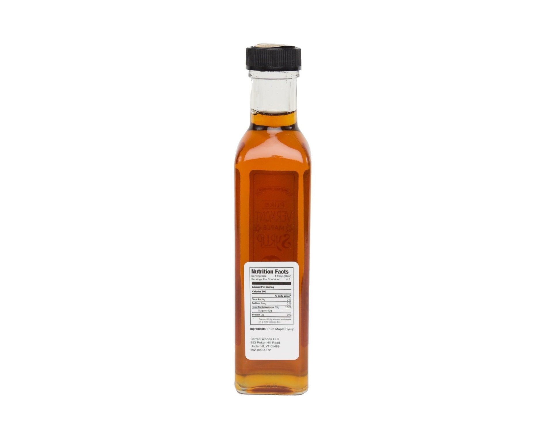 Case of 12 250ml Artisan Bottles, Perfect for Favors or to Say Thanks by Barred Woods Maple
