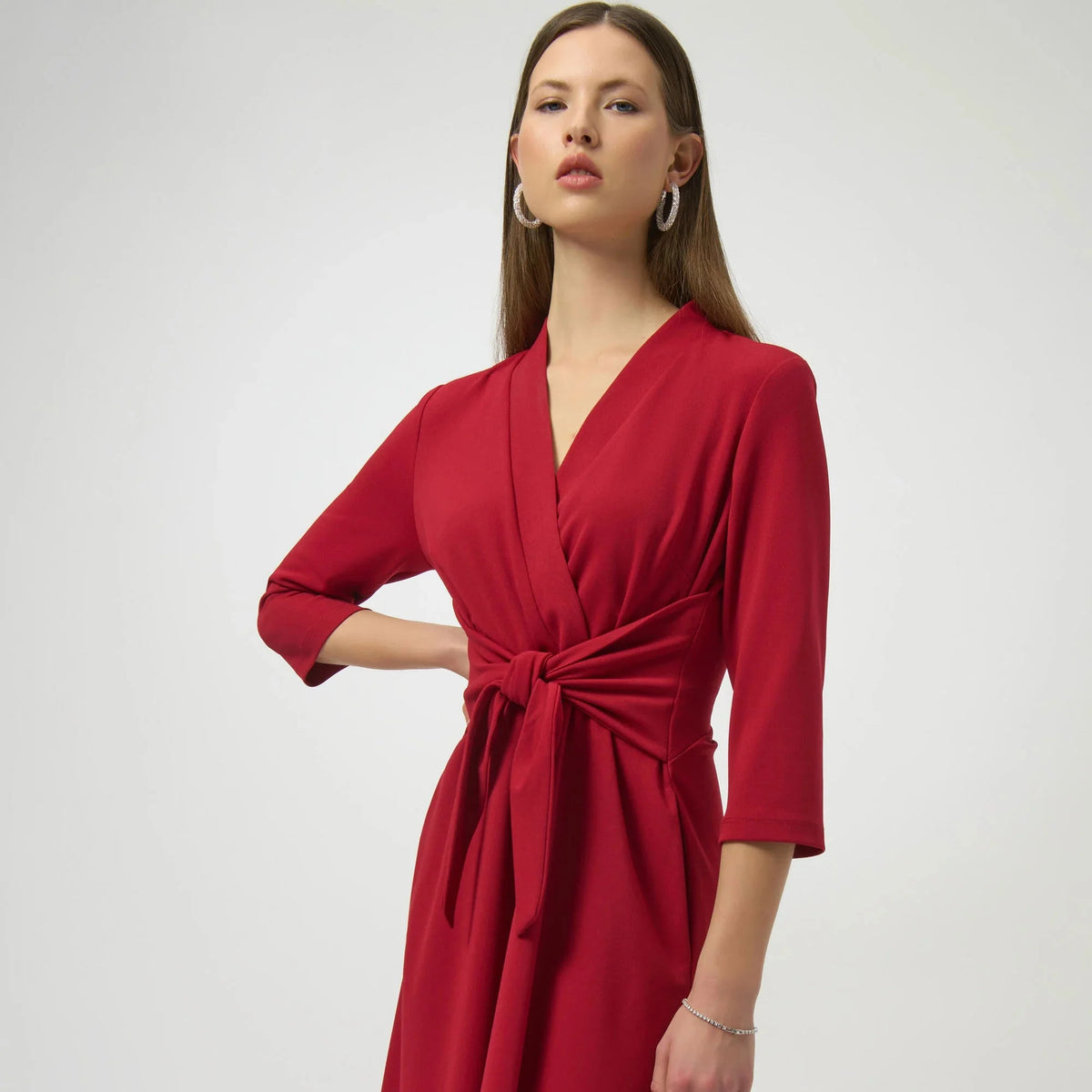 Joseph Ribkoff Scuba Crepe Fit and Flare Dress