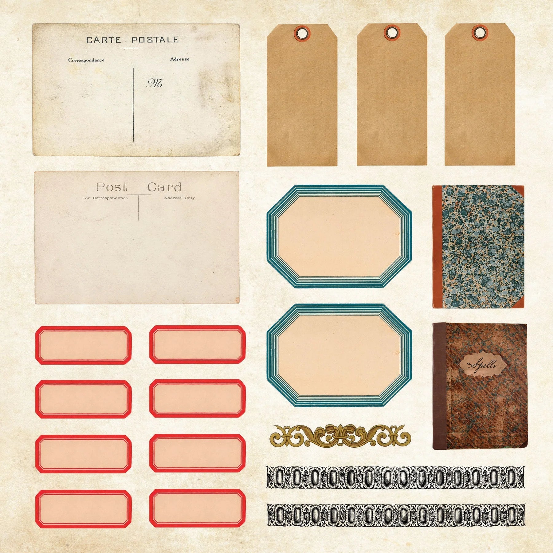 Sticker Book Mystical Ephemera by Homeportonline