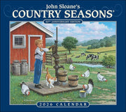 John Sloane's Country SeasonsR 2026 Deluxe Wall Ca