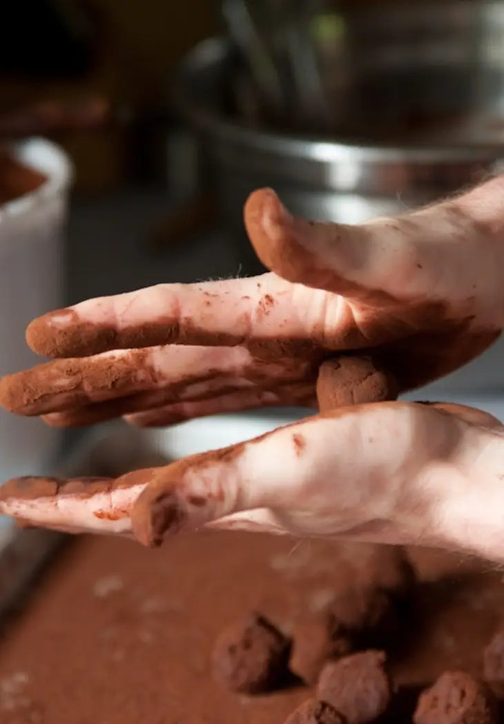 4 Piece Dark Chocolate Truffle Medley