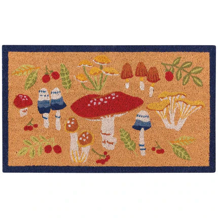 Coir Fiber Printed Doormat