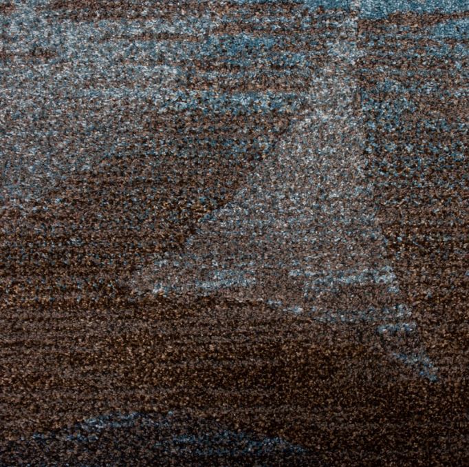 Antigua Rug Circles Chocolate 5'3" X 7'7" by Homeportonline
