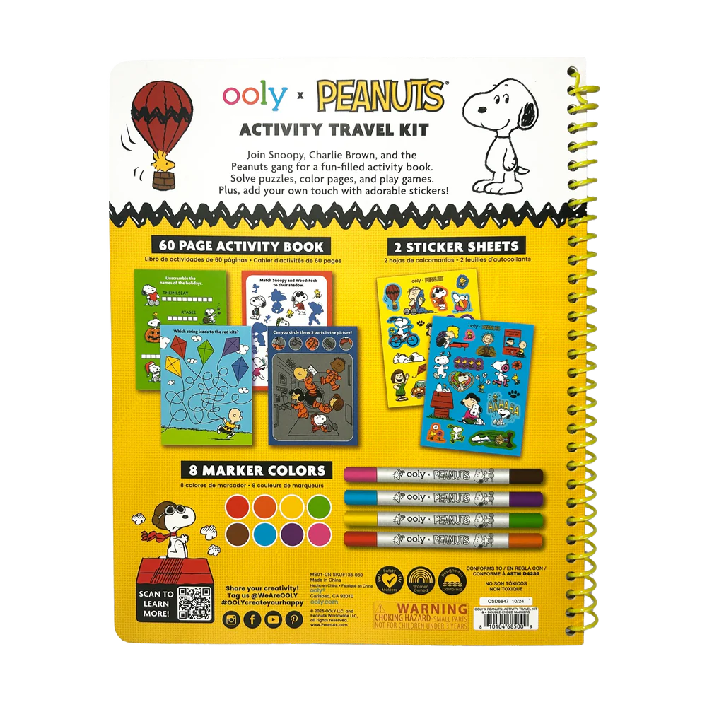 Ooly x Peanuts Activity Travel Kit by Homeportonline
