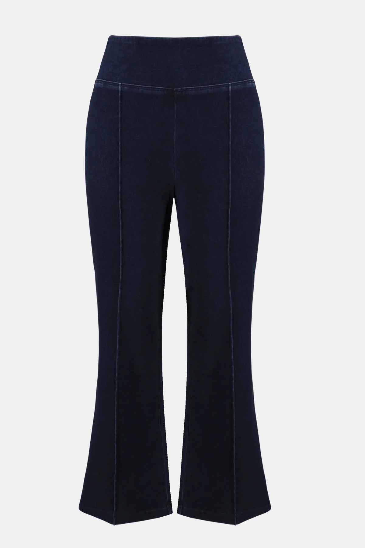 Joseph Ribkoff Knit Denim Cropped Flare Pant