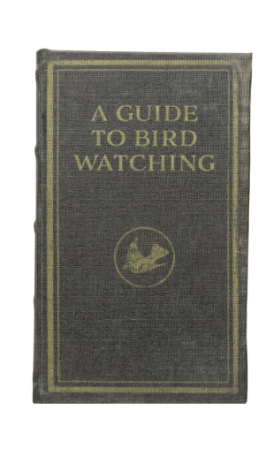 Book Storage Box Small "A Guide to Bird Watching" by Homeportonline