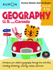 Geography: U.S. And Canada Sticker Activity Book