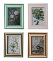 Frame Inlaid Stripes 4 Colors 5 x 7 (Sold Individually) by Homeportonline